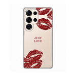 Silikonska maska / futrola print ultra tanka za Samsung S938 Galaxy S25 Ultra Just Love Pink.