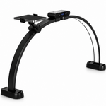Stona LED lampa Half moon crna.