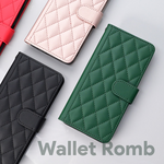Maska / futrola Wallet Romb za Samsung A156 Galaxy A15 5G roze.