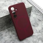 Maska / futrola FLEX MagSafe za Samsung S921 Galaxy S24 5G bordo (MS).