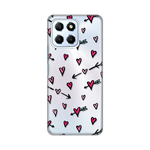 Silikonska maska / futrola print ultra tanka za Huawei Honor X6 Heart Pattern.