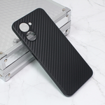 Maska / futrola Carbon fiber za Realme C33 crna.