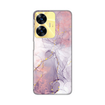 Silikonska maska / futrola print za Realme C55 Pink Marble.