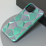 Maska / futrola Shiny Diamond za iPhone 14 zelena.