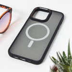 Maska / futrola Magsafe colorful za iPhone 15 Pro Max 6.7 crna.