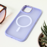 Maska / futrola Magsafe colorful za iPhone 15 6.1 lila.