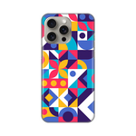 Silikonska maska / futrola print ultra tanka za iPhone 15 Pro Max 6.7 Colorful Mosaic.
