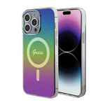 Maska / futrola Guess Hc IML Magsafe Iridescent za iPhone 15 Pro 6.1 crna (GUHMP15LHITSK).