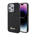 Maska / futrola Guess Hc PU Disco Script Metal za iPhone 15 Pro 6.1 (GUHCP15LPMSDGSK).