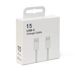 Data kabl iPhone 15 Type c na Type c beli 1m.