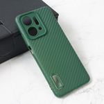 Maska / futrola Carbon Stripe za Huawei Honor X7a zelena.