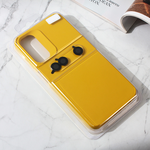 Maska / futrola Colorful and Camera glass za Samsung A346 Galaxy A34 5G 5G zuta.