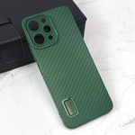 Maska / futrola Carbon Stripe za Xiaomi Redmi 12 zelena.