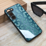 Maska / futrola Shiny glass za Samsung S911B Galaxy S23 plava.