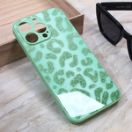 Maska / futrola Shiny glass za iPhone 13 Pro Max 6.7 svetlo zelena.