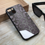 Maska / futrola Shiny glass za iPhone 14 siva.