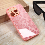 Maska / futrola Shiny glass za iPhone 14 Pro roza.