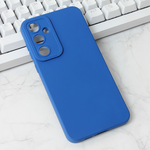 Maska / futrola Silikon Pro Camera za Samsung A556 Galaxy A55 5G tamno plava.