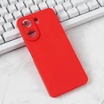 Maska / futrola Silikon Pro Camera za Xiaomi Redmi 13C crvena.