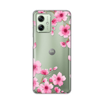 Silikonska maska / futrola print ultra tanka za Motorola Moto G54 Rose Flowers.