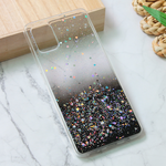 Silikonska maska / futrola Glitter za Samsung A515F Galaxy A51 crna.