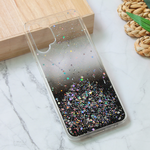 Silikonska maska / futrola Glitter za Samsung A135 Galaxy A13 4G crna.