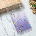 Silikonska maska / futrola Glitter za Xiaomi Redmi A1/Redmi A2 ljubicasta.