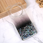 Silikonska maska / futrola Glitter za Xiaomi Redmi A3 crna.