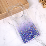 Silikonska maska / futrola Glitter za Xiaomi Redmi A3 ljubicasta.