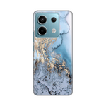 Silikonska maska / futrola print za Xiaomi Redmi Note 13 Pro 5G Blue Gold Marble.