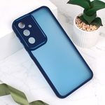 Maska / futrola Shining Camera za Samsung A356B Galaxy A35 5G plava.