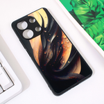 Maska / futrola Abstract za Xiaomi Redmi Note 13 4G crna.