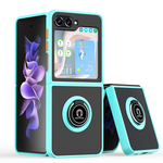 Maska / futrola Frosted Shockproof za Samsung F741B Galaxy Z Flip 6 5G svetlo plava.