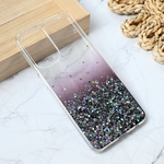 Silikonska maska / futrola Glitter za Samsung A235 Galaxy A23 crna.