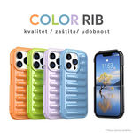 Maska / futrola Color Rib za Samsung A156 Galaxy A15 5G zelena.