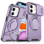 Maska / futrola CamShield Ring stand za iPhone 11 6.1 ljubicasta.