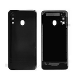 Poklopac za Samsung A405/Galaxy A40 2019 crni + staklo kamere (NO LOGO).