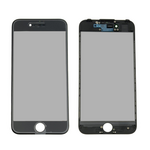 Staklo touchscreen-a + frame + OCA + polarizator za Iphone 7 Crno (Crown Quality).