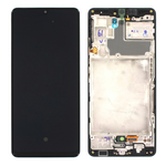 LCD displej za Samsung A426 Galaxy A42 5G + touchscreen + frame crni Service Pack original/GH82-24375A.