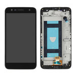 LCD displej za LG X Power 2+touch screen crni+frame.