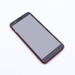 LCD displej za Alcatel OT 1X/5059D+touch screen crni+frame crveni SPO.