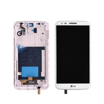 LCD displej za LG G2+touch screen+frame beli (D800-siroki konektor).