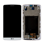 LCD displej za LG G3 S/D725+touchscreen beli+frame.