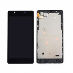 LCD displej za Microsoft Lumia 540+touch screen crni+frame.