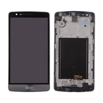 LCD displej za LG G3/D855+touch screen sivi+frame+vibro+zvucnik+hf konektor SPO - polovno.