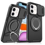 Maska / futrola CamShield Ring stand za iPhone 11 6.1 crna.
