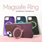 Maska / futrola Magsafe Ring za iPhone 15 Pro 6.1 plava.