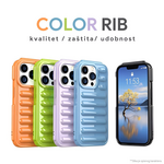 Maska / futrola Color Rib za iPhone 11 6.1 siva.