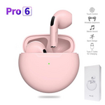 Bluetooth slusalice Airpods Pro6 roze HQ.