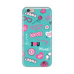 Silikonska maska / futrola print za iPhone 6/6S Love.